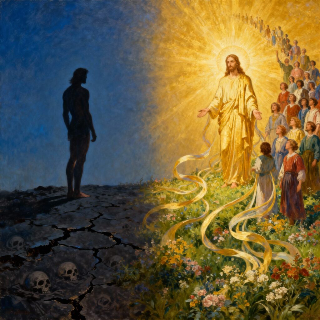 „Jeśli przez przestępstwo jednego człowieka śmierć zapanowała, o ileż bardziej będą królować w życiu?” (Rz 5:12, 15b, 17-19, 20b-21)