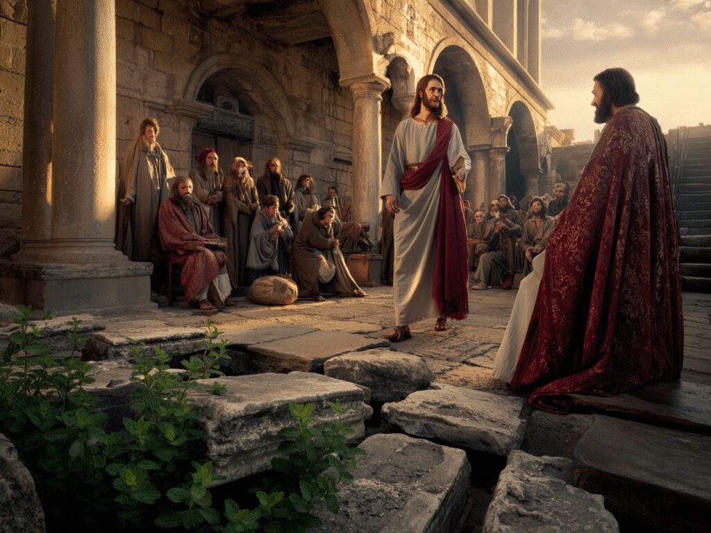 “Ai de vocês, fariseus! Ai de vocês também, mestres da lei!” (Lucas 11:42-46)