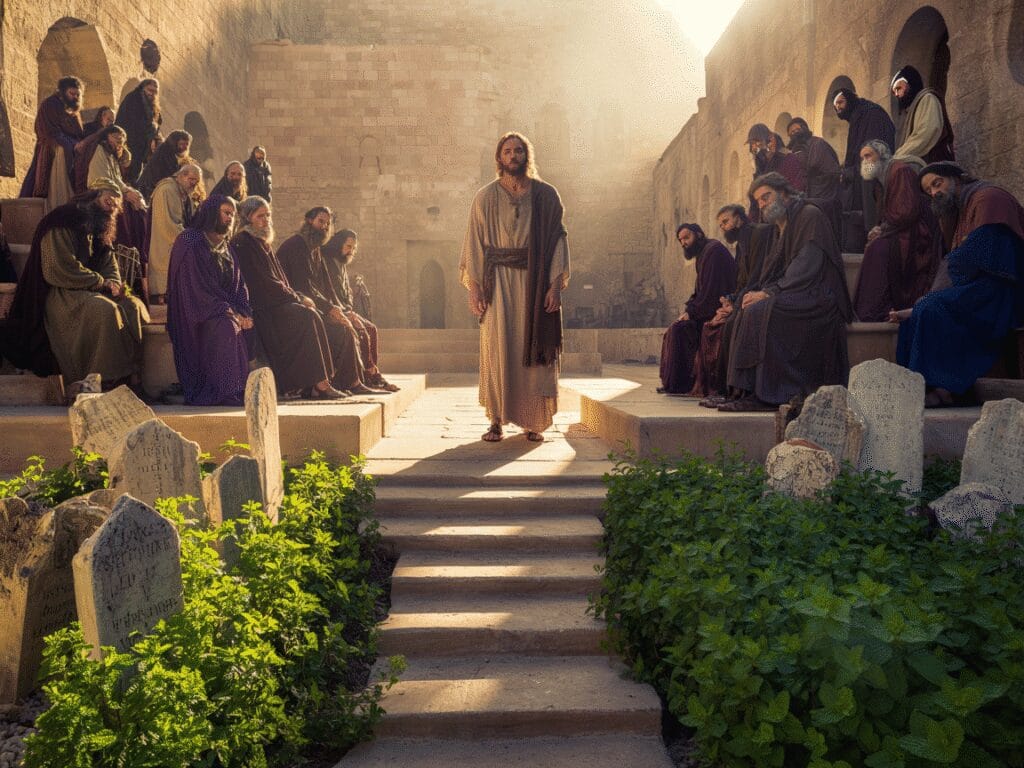 “Ai de vocês, fariseus! Ai de vocês também, mestres da lei!” (Lucas 11:42-46)