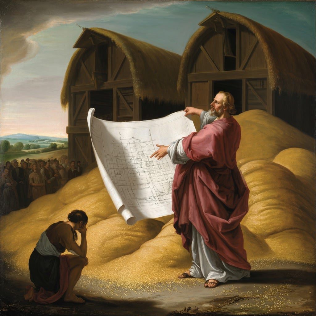 « Ce que tu auras accumulé, qui l’aura ? » (Lc 12, 13-21) « Ce que tu auras accumulé, qui l’aura ? » (Lc 12, 13-21)