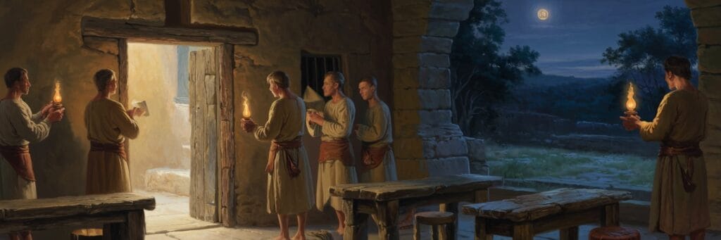 « Heureux les serviteurs que le maître, à son arrivée, trouvera en train de veiller » (Lc 12, 35-38) « Heureux les serviteurs que le maître, à son arrivée, trouvera en train de veiller » (Lc 12, 35-38)