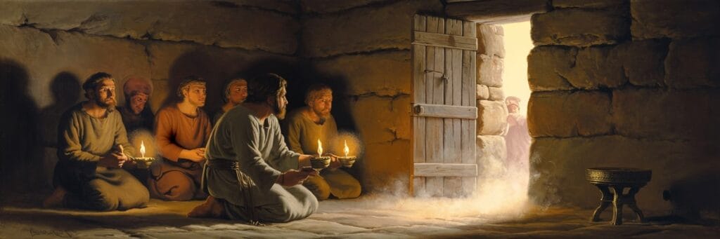 « Heureux les serviteurs que le maître, à son arrivée, trouvera en train de veiller » (Lc 12, 35-38) « Heureux les serviteurs que le maître, à son arrivée, trouvera en train de veiller » (Lc 12, 35-38)