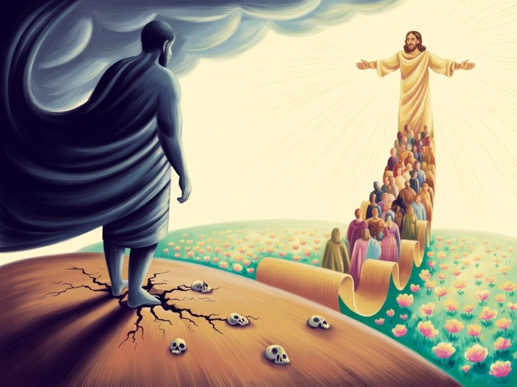 „Jeśli przez przestępstwo jednego człowieka śmierć zapanowała, o ileż bardziej będą królować w życiu?” (Rz 5:12, 15b, 17-19, 20b-21)