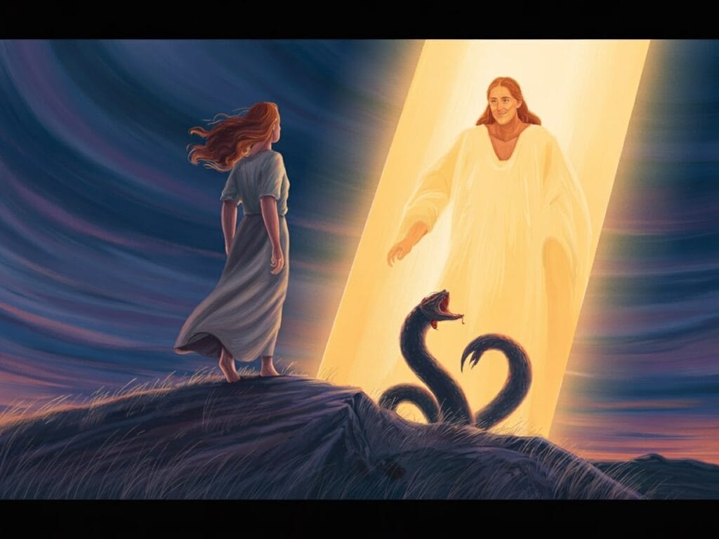 “Porei inimizade entre ti e a mulher, e entre a tua descendência e a dela; estas te ferirão a cabeça, e tu lhes ferirás o calcanhar.” (Gn 3:15)