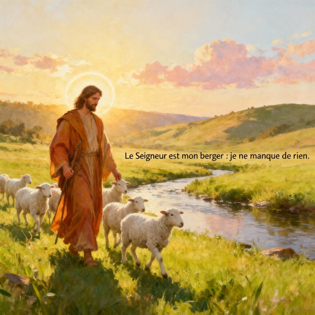 « Le Seigneur est mon berger :rien ne saurait me manquer » (Ps 22, 1)