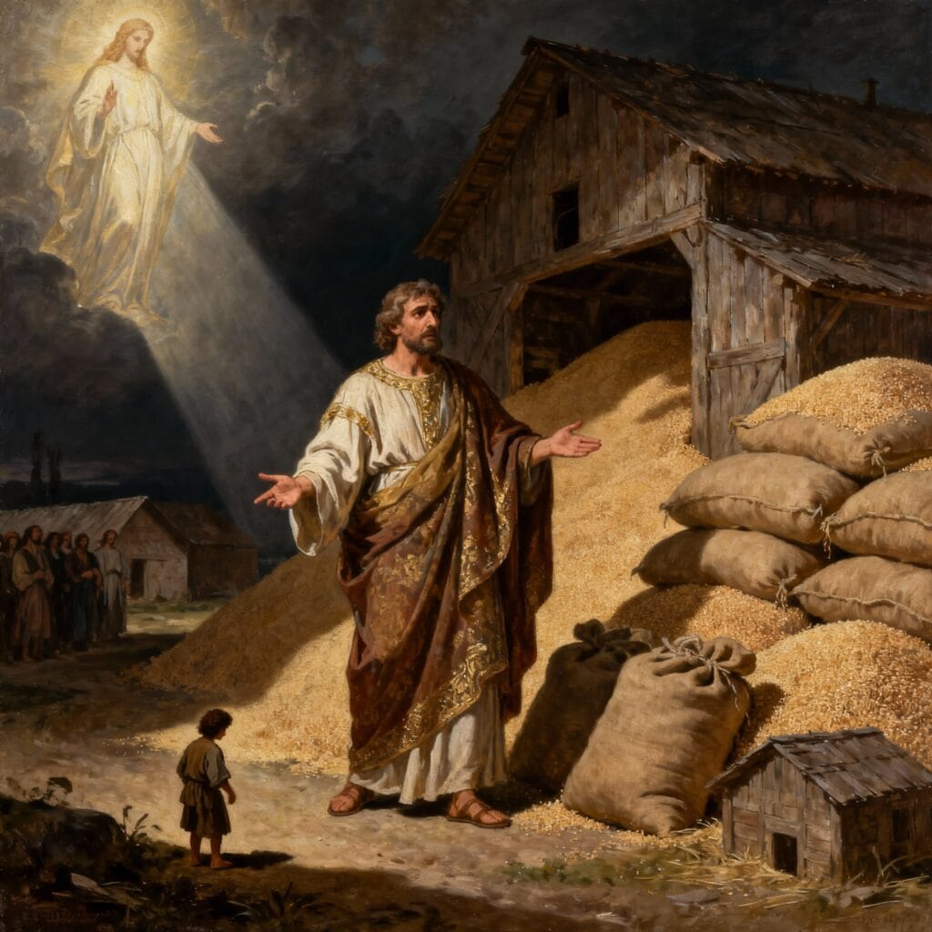 « Ce que tu auras accumulé, qui l’aura ? » (Lc 12, 13-21) « Ce que tu auras accumulé, qui l’aura ? » (Lc 12, 13-21)