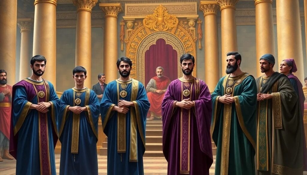 «Keiner war wie Daniel, Hananias, Misael und Asarja» (Dan 1,1-6.8-20).