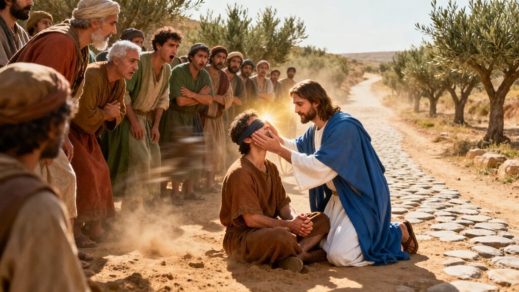 «Что Ты хочешь, чтобы Я сделал для Тебя?» «Господи, я хочу снова видеть» (Луки 18:35-43).