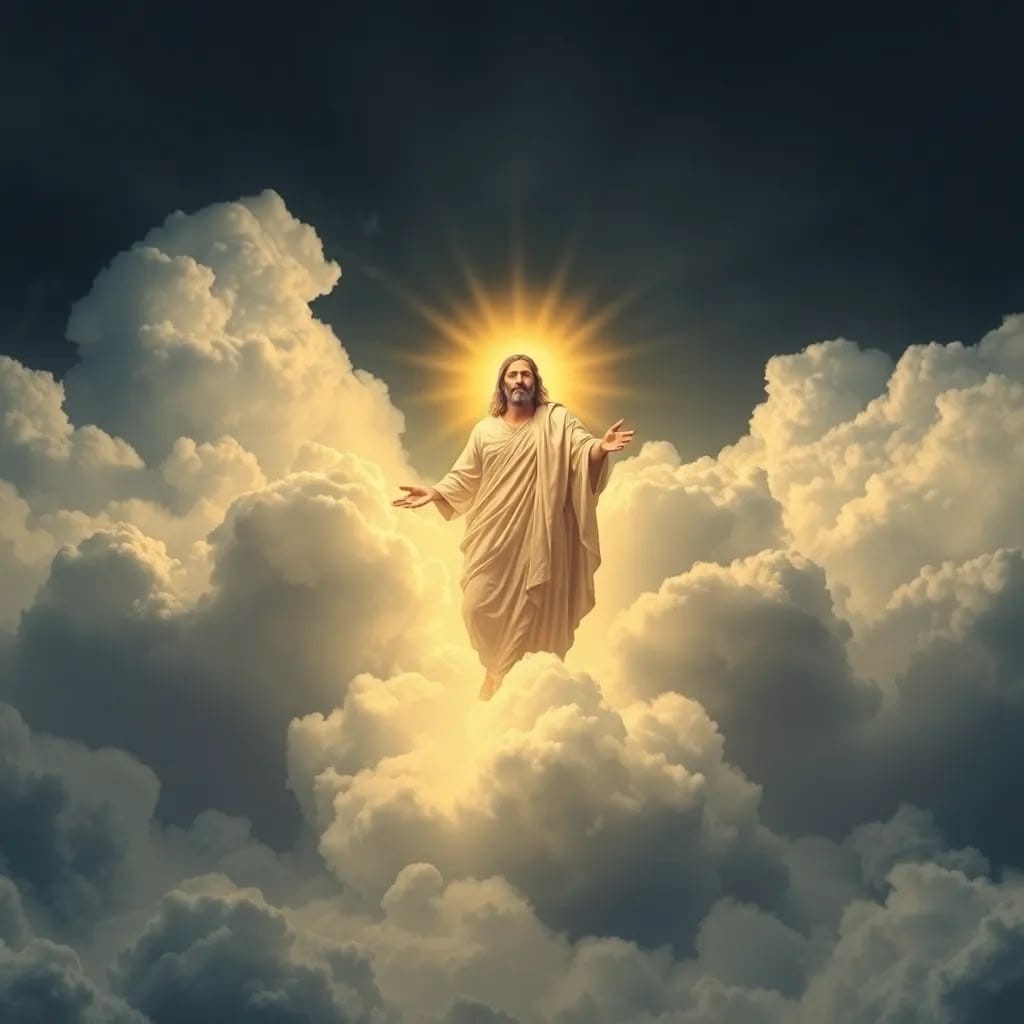 „Ich sah einen, der aussah wie ein Menschensohn, mit den Wolken des Himmels kommen“ (Dan 7,2-14).