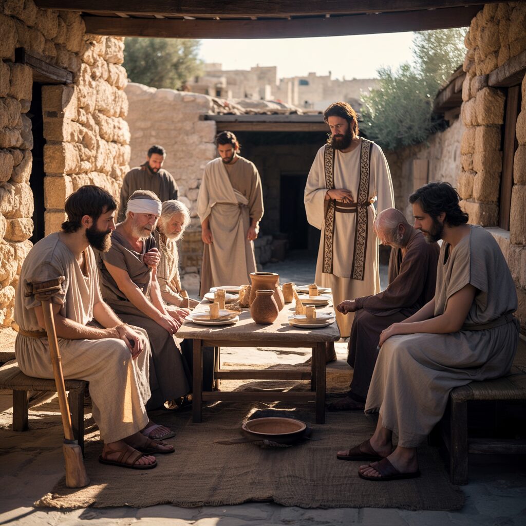 «Do not invite your friends; invite the poor and the crippled» (Luke 14:12-14) «Do not invite your friends; invite the poor and the crippled» (Luke 14:12-14)