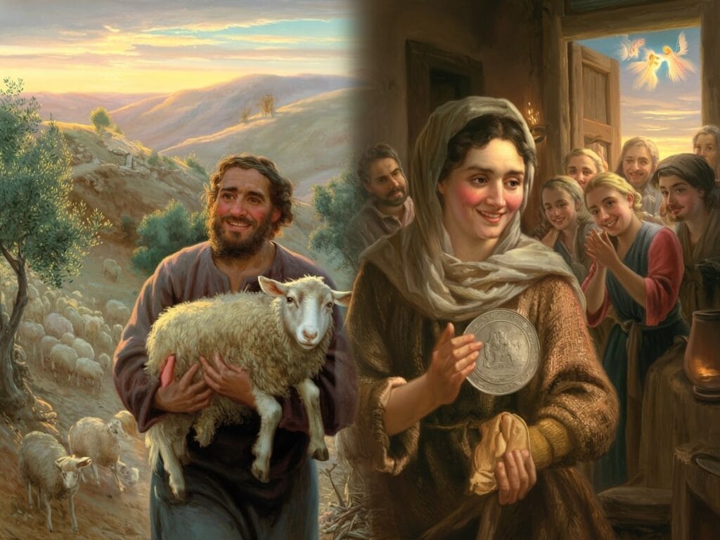 «你们和我一同欢喜吧！因为我已经找到了我失去的羊。»（路加福音 15:1-10）