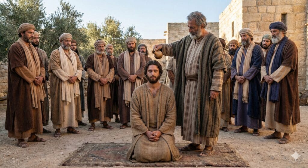 «"וימשחו את דוד למלך על ישראל" (שמואל ב' ה', א'-ג')