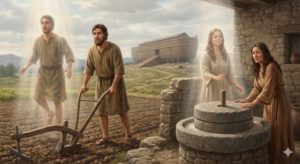 你们要警醒，好叫你们预备好（太24:37-44）。