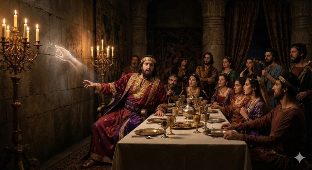 «De repente aparecieron los dedos de una mano de hombre que escribía» (Dn 5,1-6.13-14.16-17.23-28)