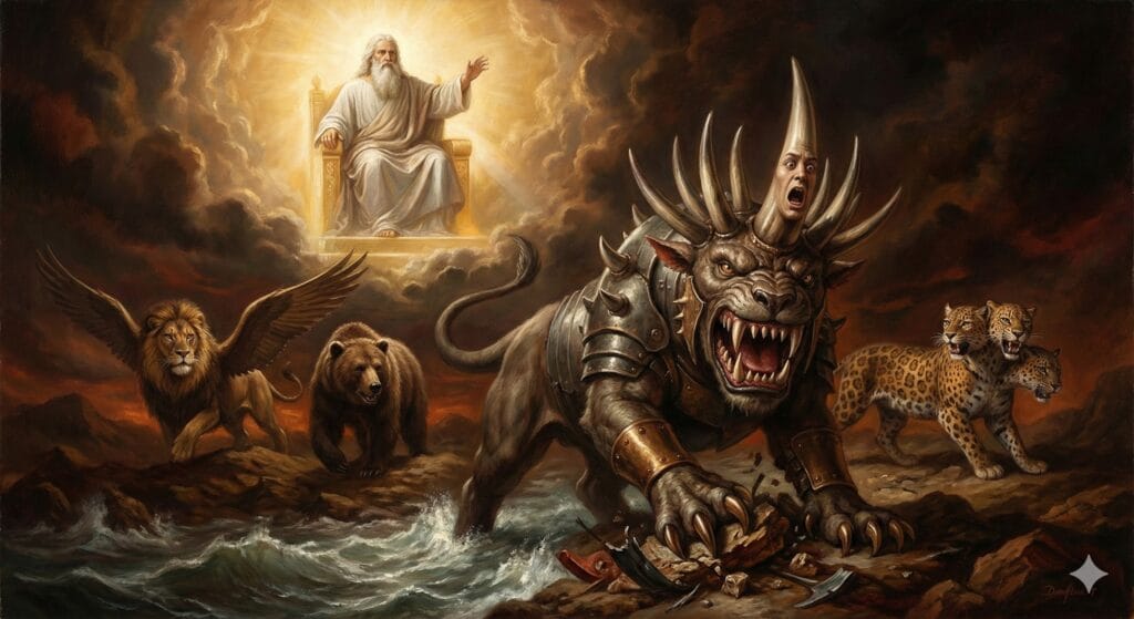 “国度、权柄、能力都赐给至高者的圣民。”（但以理书 7:15-27）