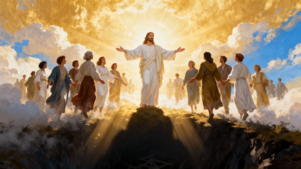 «"Vocês estavam mortos em seus pecados, mas pela graça foram salvos" (Efésios 2:4-10).