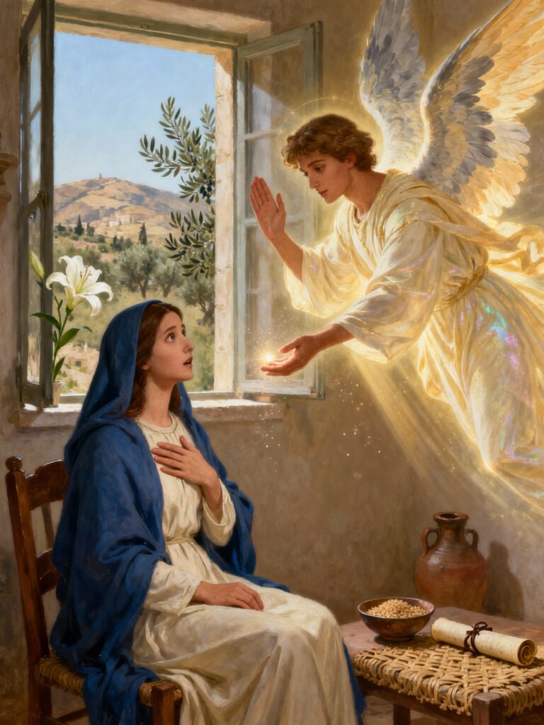 «"السلام عليكِ أيتها الممتلئة نعمة، الرب معك" (لوقا 1: 26-38)