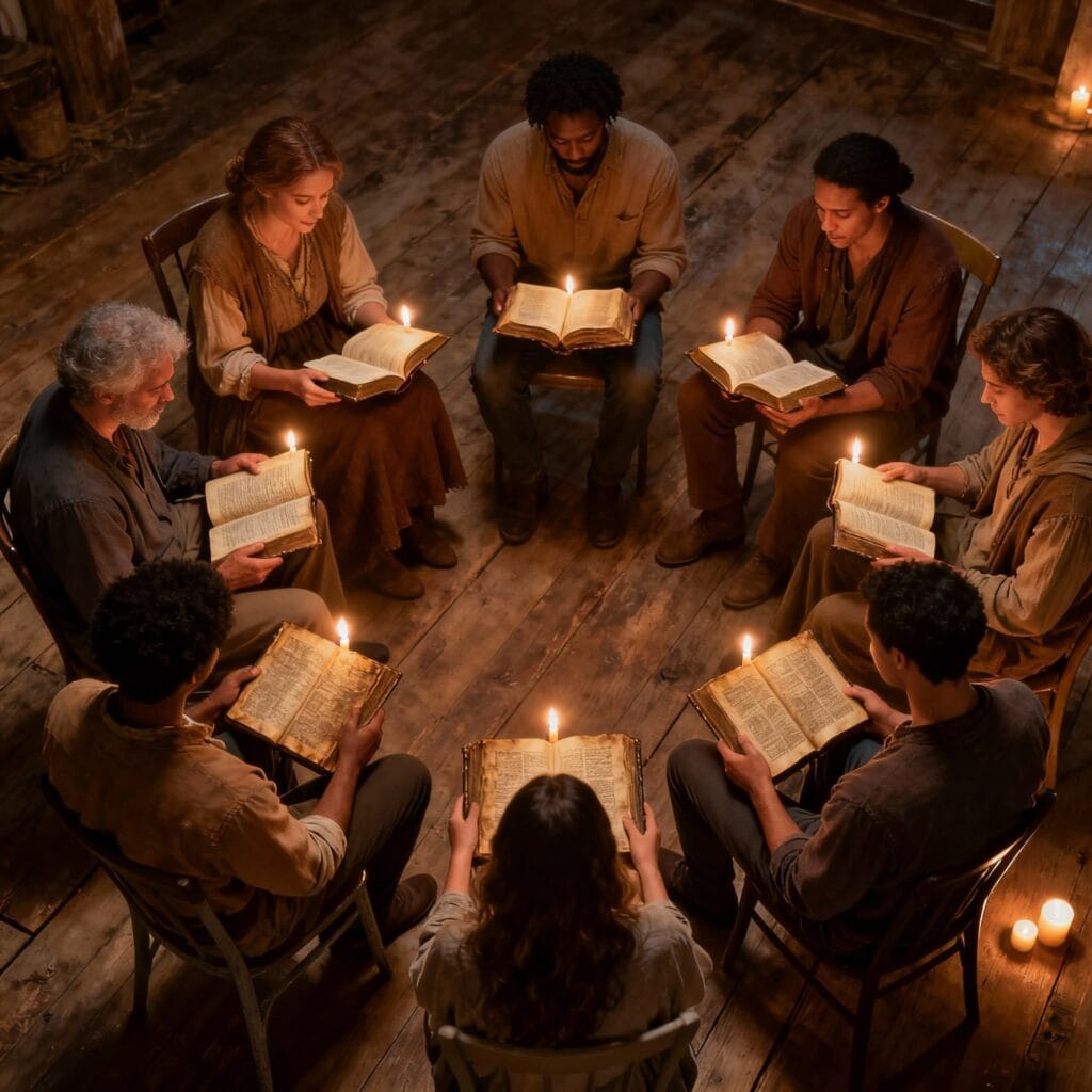 Organisieren Sie eine transformative gemeinsame Bibellesung. Organisieren Sie eine transformative gemeinsame Bibellesung.