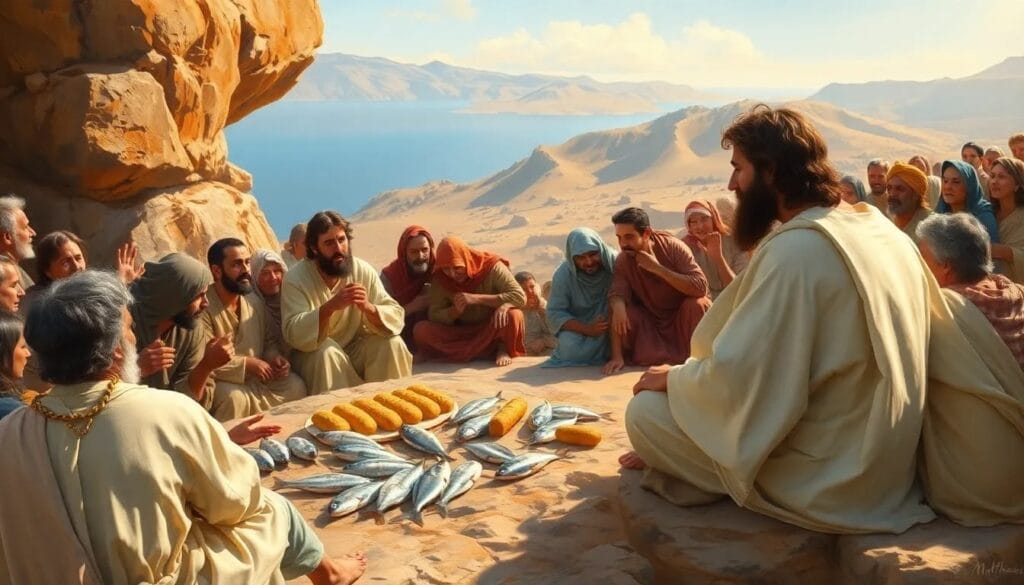 شفى يسوع المرضى وكثر الخبز (متى 15: 29-37)