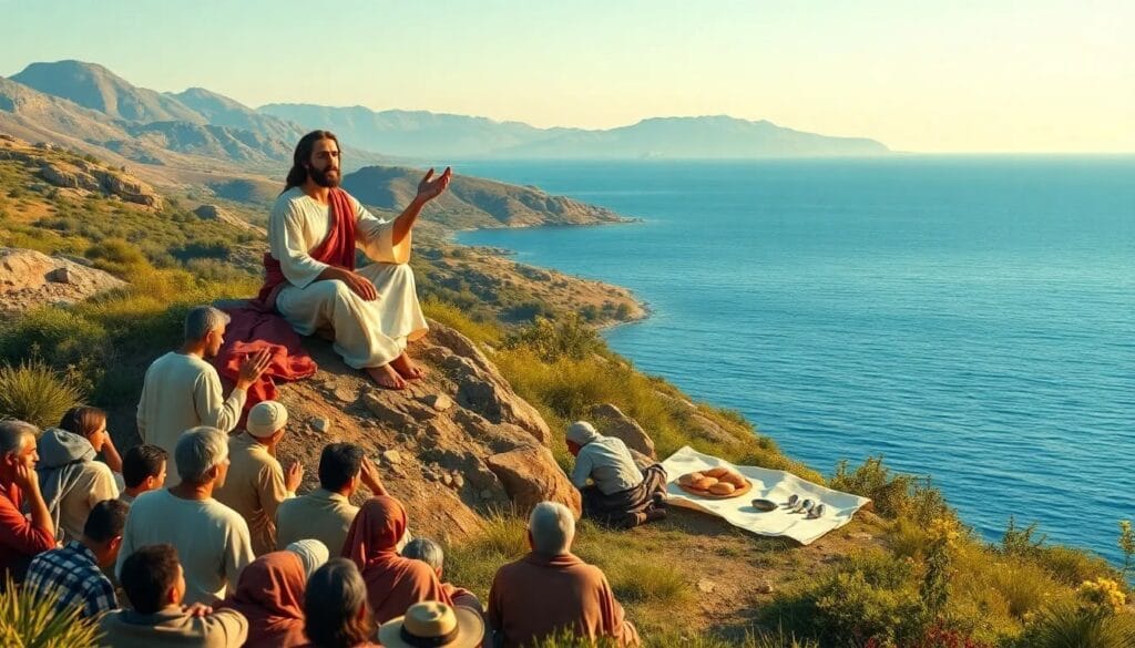 شفى يسوع المرضى وكثر الخبز (متى 15: 29-37)