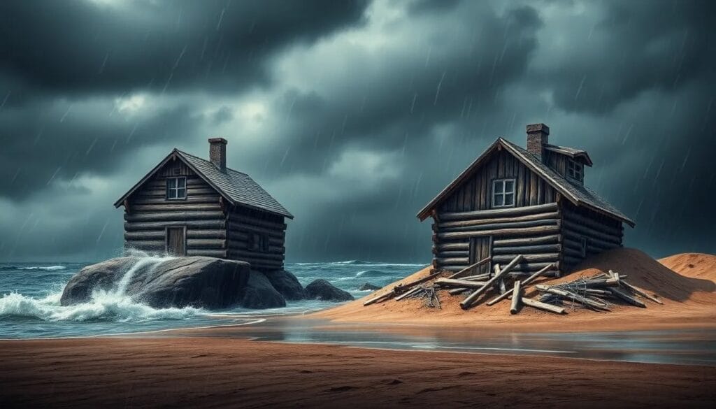 «Para entrar no reino dos céus, é preciso fazer a vontade de meu Pai» (Mt 7:21, 24-27)