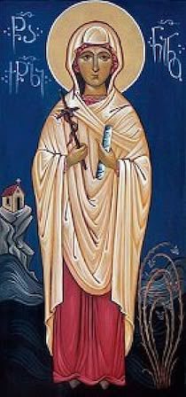 Die heilige Nino bekehrte Georgien durch ihre Nächstenliebe. Die heilige Nino bekehrte Georgien durch ihre Nächstenliebe.